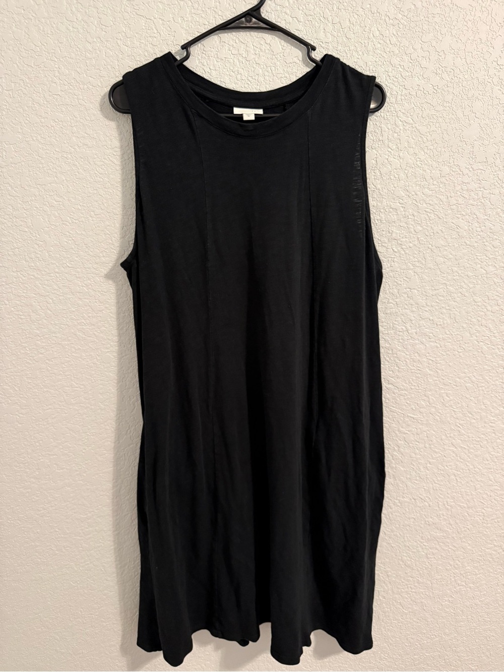 J. Jill Black Sleeveless Knee Length Dress Size XL